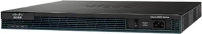 Produktbild von Cisco 2901, Ethernet-WAN, Gigabit Ethernet, Schwarz, Silber