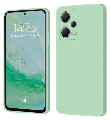 Produktbild von Hülle für Xiaomi Redmi Note 12 Pro+ 5G Case Cover Bumper Smartphone Softgrip Schutzhülle Farbe: Türkis