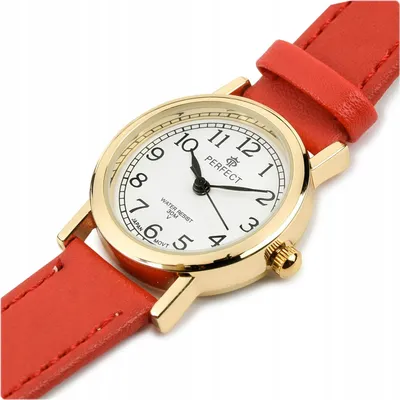 Image de Montre femme, bracelet cuir classique, Perfect