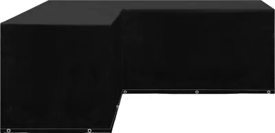 Zdjęcie produktu dla vidaXL Pokrowiec na meble ogrodowe w kształcie litery L 12 oczek 250×250×90 cm