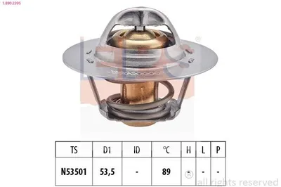 Produktbild von EPS Thermostat Kühlmittel 89°C für RENAULT CLIO II (BB0/1/2, CB0/1/2) KANGOO (KC0/1) für FIAT DUCATO Pritsche/Fahrgestell (230) DUCATO Kasten (244)