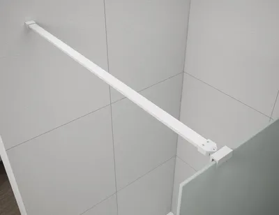 Obrázok produktu pre Polysan ESCA rohová opora pre sprchové zásteny 1200 mm, biela matná