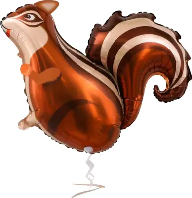 Obrázok produktu pre Fóliový balón Veverička Airwalker, približne 59 x 56 cm