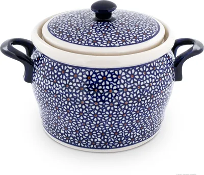Produktbild von Original Bunzlauer Keramik 1,75 Liter Rumtopf Einlegetopf Gurkentopf Mehrzwecktopf Keramiktopf im Design 120