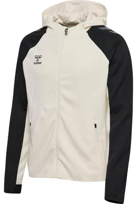 Immagine prodotto di Felpa con cappuccio Hummel Hmlcima 2.0 Zip - marshmallow/nero, taglia: M