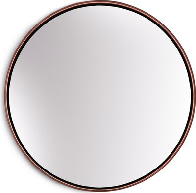 Casa Chic Fournier Nástenné zrkadlo s kovovým rámom okrúhle 58.8 x 58.8 cm