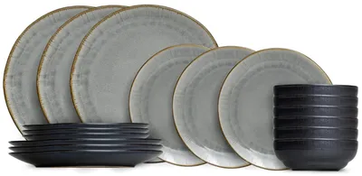 Image de Ensemble de vaisselle Cookinglife - 6 personnes - Nola Warm Grey - 18 pièces