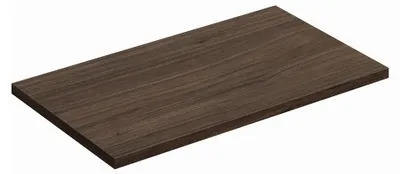 Produktbild von Badezimmer Waschtischplatte mit 80 cm Breite in Walnuss - TEMUCO-56-WALNUT