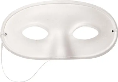 Produktbild von Glorex Papp-Halbmaske 2 Stück 17,5 x 9,5 cm