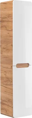 Produktbild von Badezimmer Hängeschrank 170x35x35 cm FERMO Weiss Hochglanz
