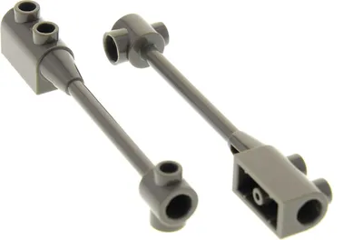 Produktbild von 2x Lego Waffe Stab Laser Kanone 1x8x1 alt-dunkel grau Star Wars 7191 7140 30359a
