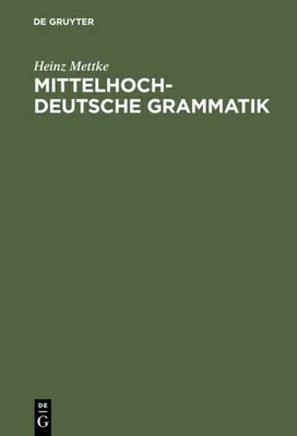 Produktbild von Mittelhochdeutsche Grammatik