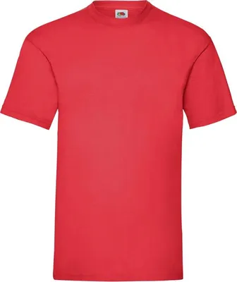 Produktbild von Herren-T-Shirt, Kurzarm - FOL VALUEWEIGHT T - red - Größe L