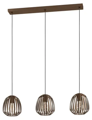 Image de Eglo 901098 ESPINAL 3xE27/40W bronz