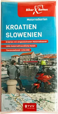 Produktbild von Motorradkarten Set Kroatien Slowenien