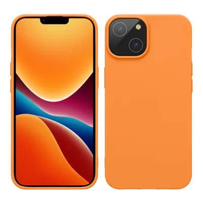 Immagine prodotto di kwmobile Custodia per iPhone 14 - Custodia per cellulare in silicone TPU morbida e sottile - Custodia flessibile che assorbe gli urti - Ricarica wireless - Fruity