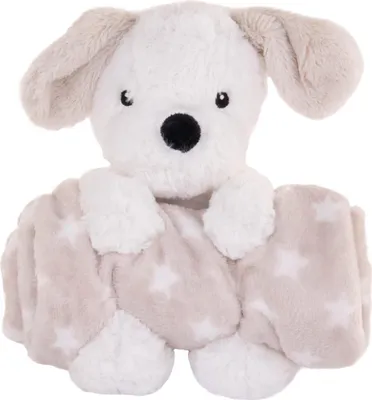 Zdjęcie produktu dla Polarowy koc z maskotką, 75 x 100 cm