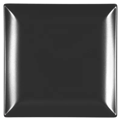 Image de H&h Set de 6 assiettes plates Boston Osaka noir 24x24 cm