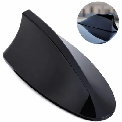 Produktbild von A53C Universal Shark Auto Dachantenne AM/FM Haifischantenne selbstklebend wetterfest Schwarz für PKW ab Bj. 2010 Ersatzantenne Radioantenne