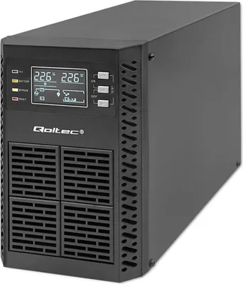 Image de Qoltec UPS 1kVA, 1000W, PF1.0 LCD,EPO,USB,On line