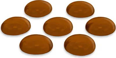 Produktbild von GLOREX Glas-Nuggets, 200 g, braun