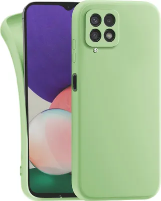 Produktbild von MyGadget Silikon Hülle Kompatibel mit Samsung Galaxy M33 5G - robuste Schutzhülle TPU Case Slim Silikonhülle - Back Cover Kratzfest Handyhülle - Matt Grün