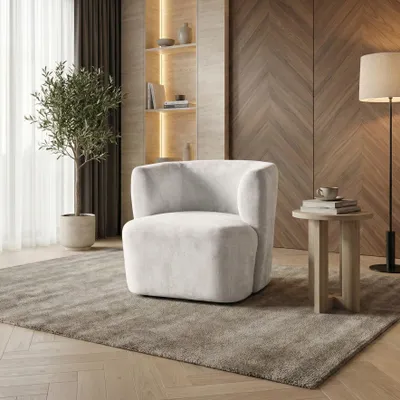 Image de Fauteuil NORI , couleur : Sereno681 beige clair