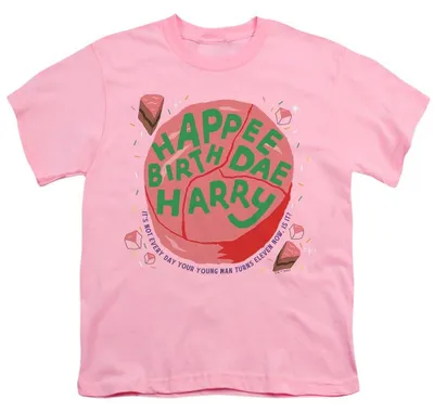 Produktbild von Harry Potter - "Happee Birthdae" T-Shirt für Kinder TV37455 (152-158) (Pink)