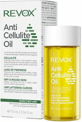 Productafbeelding van Anti-cellulite olie tegen cellulitis en striemen voor vrouwen, 75 ml - Revox