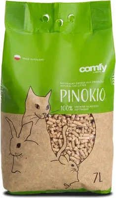 Immagine prodotto di Comfy Pinocchio Pellet di legno 7l - sabbia per gatti e roditori Aquael