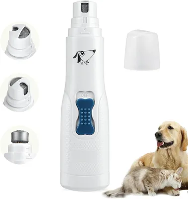 Produktbild von Elektrischer Krallenschleifer für Hunde und Katzen, leise Krallenschleifmaschine für große, mittlere und kleine Hunde, Katzenkrallen Schleifer
