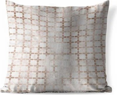 Produktbild von MuchoWow® Outdoor Kissen - Muster - Roségold - Marmor - Luxus - 45x45 cm - Wetterfest - Lounge Kissen - Fotokissen - Dekoratives Kissen