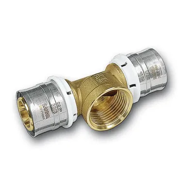 Produktbild von Aluverbund Pressfitting SANHA bleifrei T-Stück Innengewinde 20 x 2 - 1/2' - 20 x 2 Multikontur DVGW