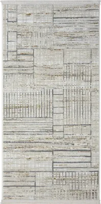Produktbild von MY-RUG Teppich,Peder, 150x80, Kurzflor-Teppich, creme weiß, weich, gemütlich, mit schönem Muster, flachgewebt, rechteckig