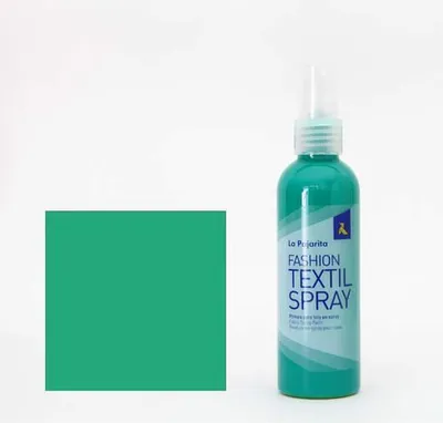 Image de La Pajarita spray textile 100ml vert mojito pour projets de bricolage