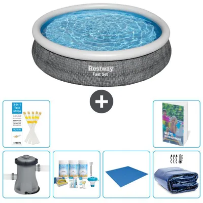 Produktbild von Bestway Fast Set Rund - 366x76 cm - 7-teilig  S289