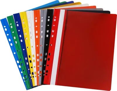 Produktbild von Schnellhefter DIN A4 / aus PVC / gelocht - Eurolochung / Farbe: rot