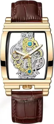 Produktbild von Uhr AN-33730 - Stilvolle Herrenuhr in Braun und Gold KP33730
