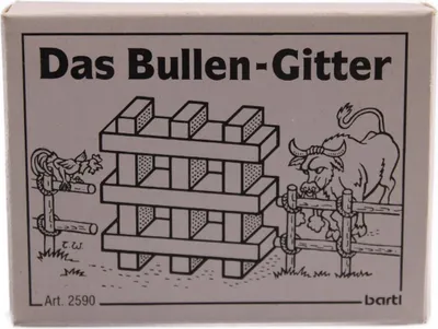Produktbild von Mini Logic Spiel "Das Bullen - Gitter"