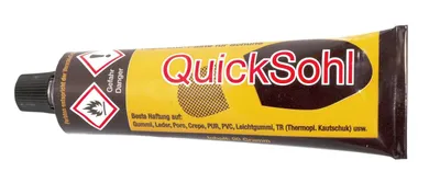 Produktbild von Schmitt Schuhbedarf QuickSohl-Reparaturpaste, 90gr, Schwarz, Faltschachtel 482