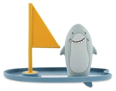 Produktbild von Trixie Badespielzeug Surfbrett Mr. Shark Silikon Beißspielzeug Baby