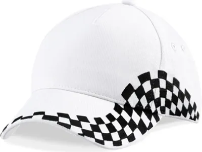 Image de Beechfield B159 | Grand Prix Cap / Casquette / Bonnet / Chapeau - Couleur : Blanc - Taille : One Size