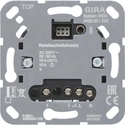 Produktbild von GIRA System 3000 Relais 540300 Schalteinsatz