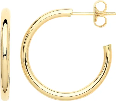 Produktbild von Edle 9 Karat (375) Gold Damen - Paar Creolen - 20mm; TRS37530MM20