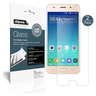 Produktbild von 2x Schutzfolie für Gooweel S11 matt - Anti-Shock 9H Folie dipos Glass