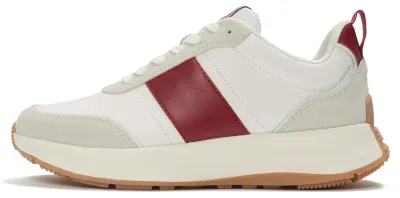 Productafbeelding van F-Mode Flow: Leer/suede platform sneakers