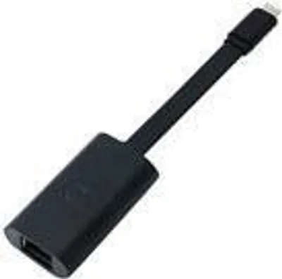 Zdjęcie produktu dla DELL 470-ABND, USB Type-C, RJ-45, Czarny, 1000 Mbit/s, Alienware 13 R2 Alienware 15 R2 Alienware 17 R3 Chromebook 11 3000 3110 Chromebook 11 3000 3110...