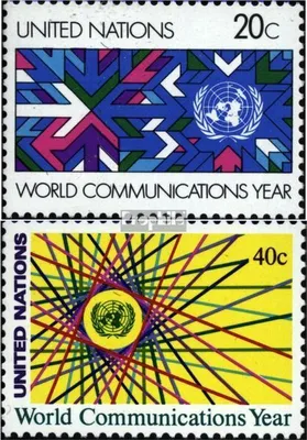 Produktbild von Briefmarken UNO - New York 1983 Mi 415-416 (kompl.Ausg.) gestempelt Weltkommunikation