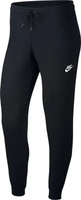 Produktbild von Nike Jogginghose für Damen mit Fleece Innenseite, Farbe:Schwarz, Größe:M
