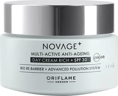 Produktbild von Oriflame Multiactive Reichhaltige Anti-Aging Tagescreme Novage+ SPF 30 50 ml